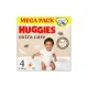 Підгузки Huggies Extra Care Size Розмір 4 (8-16 кг) 76 шт (5029053583167)