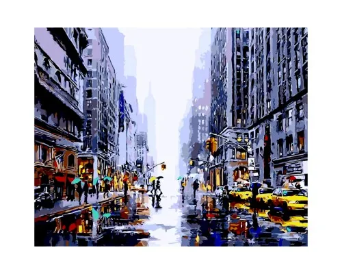 Картина по номерам ZiBi Нью-Йоркское такси 40*50 см. ART Line (ZB.64184)