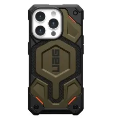 Чехол для мобильного телефона UAG Apple iPhone 15 Pro Max Monarch Pro Magsafe, Kevlar Elemental Green (11422211397B)