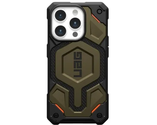 Чохол до мобільного телефона UAG Apple iPhone 15 Pro Max Monarch Pro Magsafe, Kevlar Elemental Green (11422211397B)