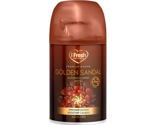 Освежитель воздуха iFresh Premium Aroma Golden Sandal Сменный баллон 250 мл (4820268100160)