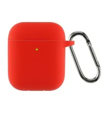 Чохол для навушників Armorstandart Ultrathin Silicone Case With Hook для Apple AirPods 2 Red (ARM59691)