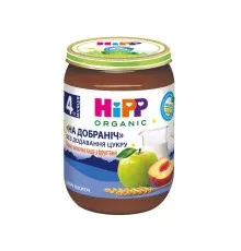 Детское пюре HiPP Фруктовая органическая с манной молочной кашей 190 г (1223421)