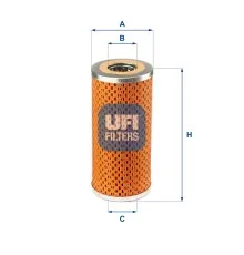 Фільтр масляний UFI 25.407.01