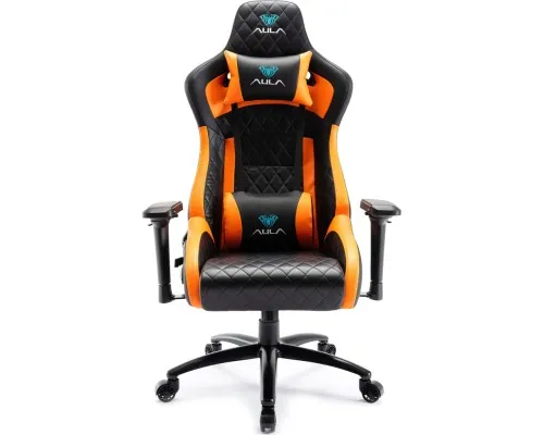 Кресло игровое Aula F1031 Gaming Chair Black/Orange (6948391286211)