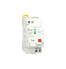 Диференціальний автоматичний вимикач Schneider Electric RESI9 6kA 1P+N 16A C 30mA (R9D25616)