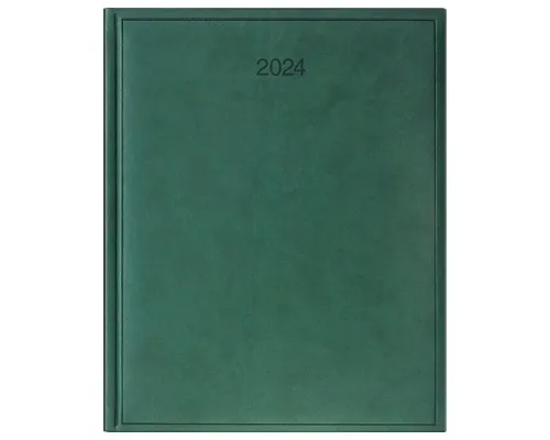 Тижневик Brunnen датований 2024 Torino Бюро A4 21x26 см 76 сторінок Зелений (73-761 38 504)