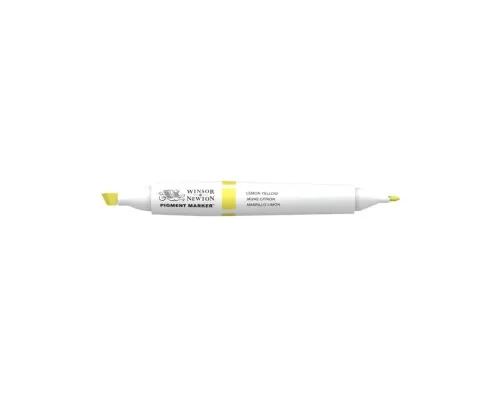 Маркер Winsor&Newton двосторонній Pigment marker (346) Лимонно-жовтий (884955039694)