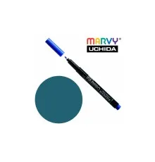 Художественный маркер Marvy Синий морской, д/св. тканей, односторонний, 2мм, #522, Fine point (028617529905)