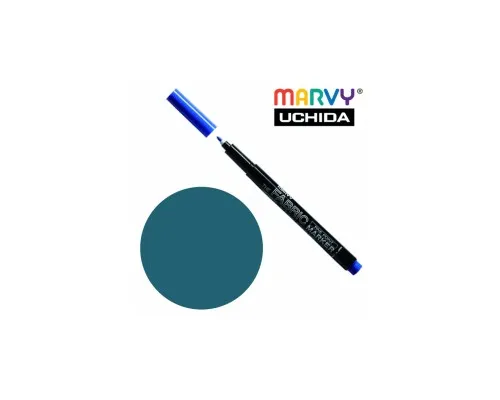 Художественный маркер Marvy Синий морской, д/св. тканей, односторонний, 2мм, #522, Fine point (028617529905)