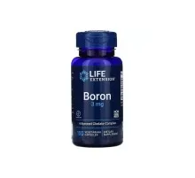 Мінерали Life Extension Бір, 3 мг, Boron, 100 вегетаріанських капсул (LEX-16611)