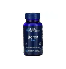 Вітамінно-мінеральний комплекс Life Extension Бір, 3 мг, Boron, 100 вегетаріанських капсул (LEX-16611)