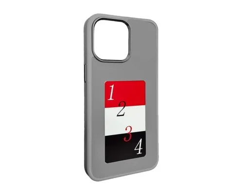 Чохол до мобільного телефона Armorstandart Ink Screen Apple iPhone 15 Pro Grey (ARM74564)