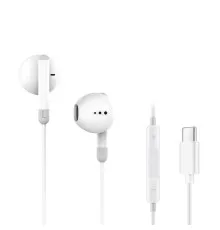 Наушники Ergo VM-730 Type-C Earphones White (VM-730W)