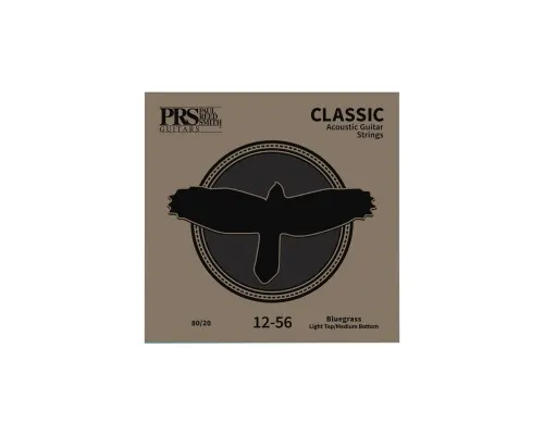 Струни для гітари PRS Classic Acoustic Strings Bluegrass 12-56 (100148007002005)