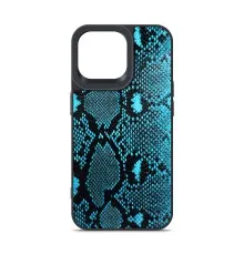 Чехол для мобильного телефона Harder Genuine Snake Apple iPhone 14 Pro Max Dark Blue (ARM76790)