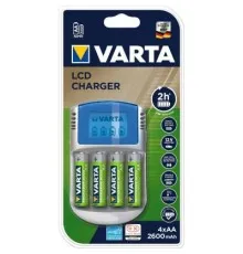 Зарядное устройство для аккумуляторов Varta LCD charger + 4 * AA 2500mAh (57070201451)