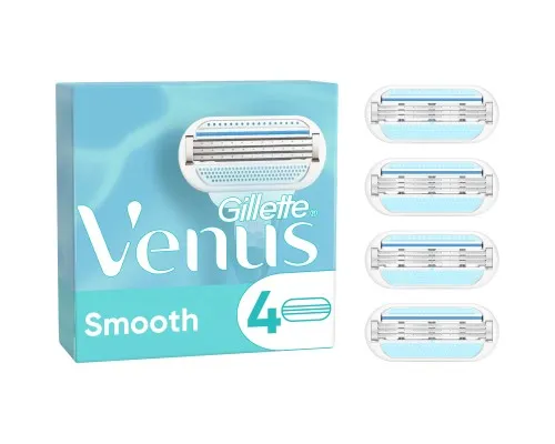 Сменные кассеты Gillette Venus Smooth 4 шт. (3014260262709)
