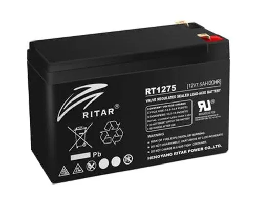 Батарея к ИБП Ritar AGM RT1275B, 12V-7.5Ah (RT1275B)