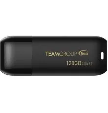 USB флеш накопичувач Team 128GB C175 Pearl Black USB 3.1 (TC1753128GB01)