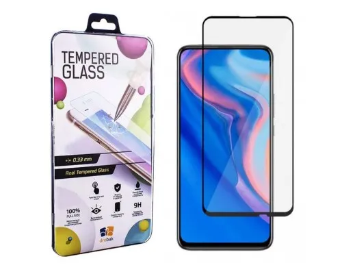 Скло захисне Drobak Honor 9 X Black Full Cover Full Glue (440910)