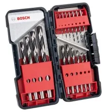 Набір свердл Bosch HSS PointTeQ ToughBox 18 шт (2.608.577.350)