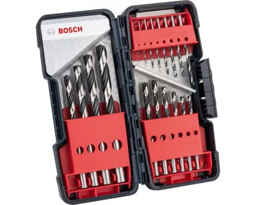 Набор сверл Bosch HSS PointTeQ ToughBox 18 шт (2.608.577.350)