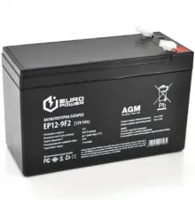 Батарея до ДБЖ Europower 12В 9Ач (EP12-9F2)