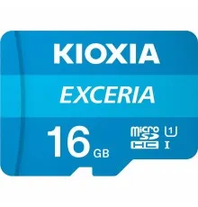 Карта пам'яті Kioxia 16GB microSDHC class 10 UHS-I Exceria (LMEX1L016GG2)