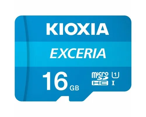 Карта памяті Kioxia 16GB microSDHC class 10 UHS-I Exceria (LMEX1L016GG2)