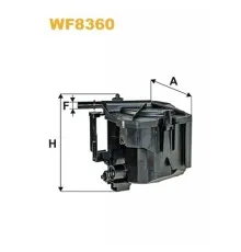 Фільтр паливний Wixfiltron WF8360