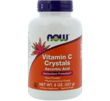 Витамин Now Foods Витамин С, Кристалы, Vitamin C Crystals, 8 oz (227 гр) (NOW-00790)