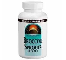 Трави Source Naturals Екстракт Брокколі 250 мг, 60 таблеток (SNS-01104)