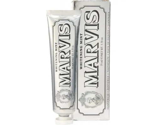 Зубна паста Marvis Відбілююча мята 85 мл (8004395111718)