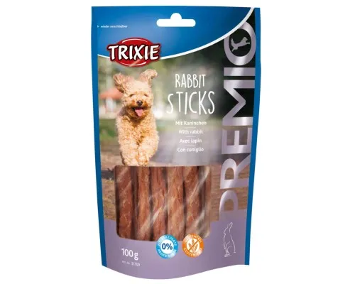 Лакомство для собак Trixie Premio Rabbit Sticks кролик 100 г (4011905317090)