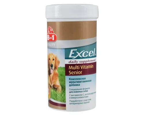 Вітаміни для собак 8in1 Excel Multi Vit-Senior для літніх собак таблетки 70 шт (4048422108696)