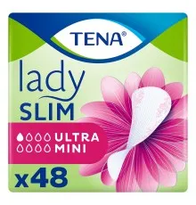 Урологічні прокладки Tena Lady Slim Ultra Mini 48 шт. (7322541360577)
