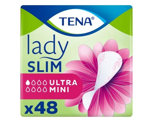 Урологічні прокладки Tena Lady Slim Ultra Mini 48 шт. (7322541360577)