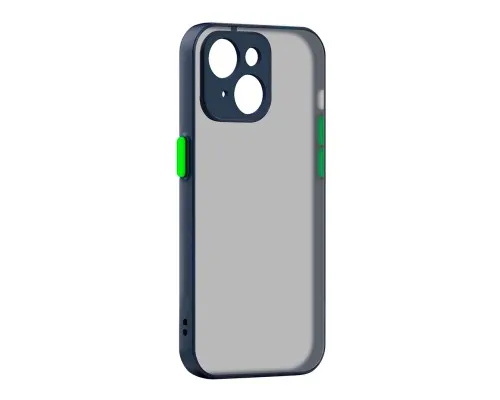 Чохол до мобільного телефона Armorstandart Frosted Matte Apple iPhone 14 Navy Blue (ARM64481)