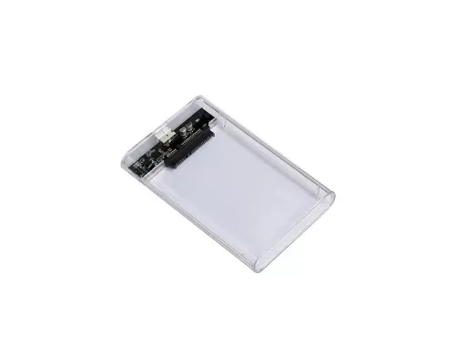 Кишеня зовнішня AgeStar 2.5, USB 3.2, 12.5mm /15mm HDD/SSD Transparent (3UB2P6C (Transparent))