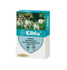 Нашийник для тварин Bayer Кілтікс від бліх і кліщів для маленьких собак 35 см (4007221035114)