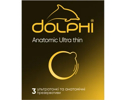 Презервативи Dolphi Anatomic Ultra Thin 3 шт. (4820144770531)