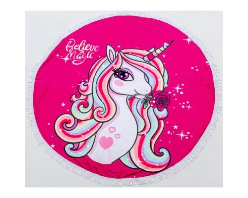 Полотенце MirSon пляжное №5064 Summer Time Unicornpony 150x150 см (2200003180909)