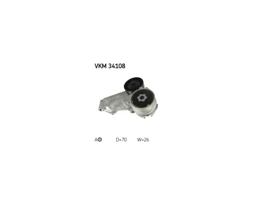 Натягувач ременя з роликом SKF VKM 34108