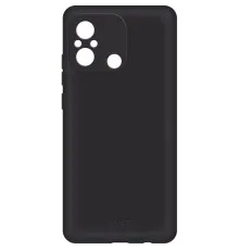 Чохол до мобільного телефона MAKE Xiaomi Redmi 12C Skin Black (MCS-XR12CBK)