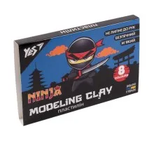 Пластилін Yes Ninja 8 кольорів 160 г (540630)