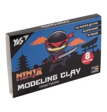 Пластилін Yes Ninja 8 кольорів 160 г (540630)