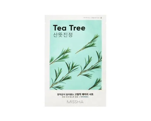 Маска для лица Missha Airy Fit Tea Tree Sheet Mask С экстрактом чайного дерева 19 г (8809581454750)