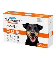 Таблетки для животных SUPERIUM Панацея противопаразитарная для собак весом 2-8 кг (9146)