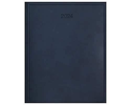 Тижневик Brunnen датований 2024 Torino Бюро A4 21x26 см 76 сторінок Синій (73-761 38 304)